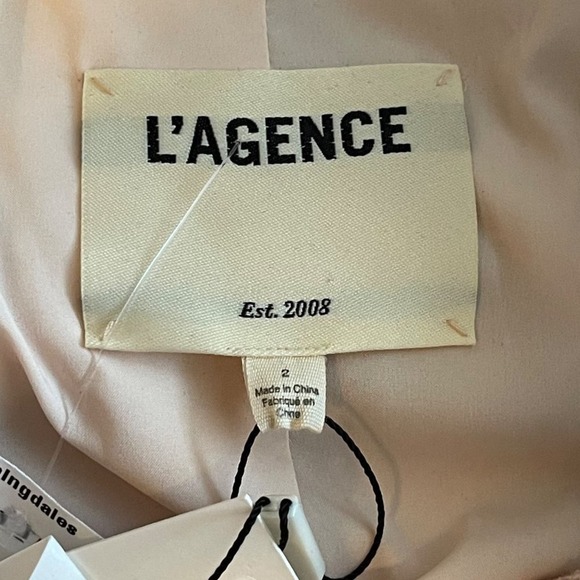 L'AGENCE Kenzie Tweed Blazer Petal - Picture 10 of 11